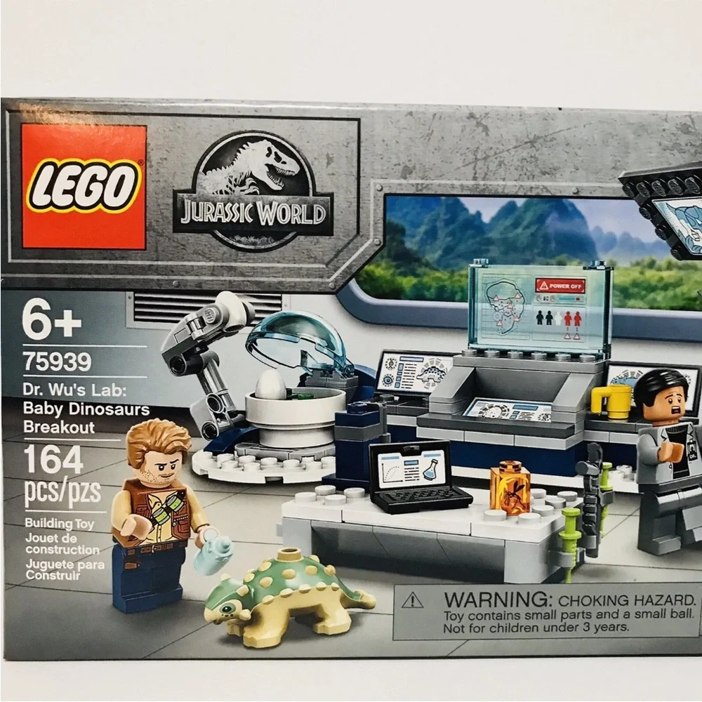 LEGO 75939 Jurassic World-Dr. Wu's Lab: BABY DINOSAURS BREAKOUT New Release 164 - Picture 5 of 8